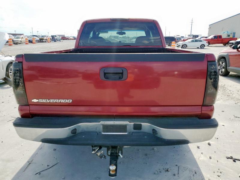 1GCEC19V17Z182220 - 2007 CHEVROLET SILVERADO C1500 CLASSIC BURGUNDY photo 6