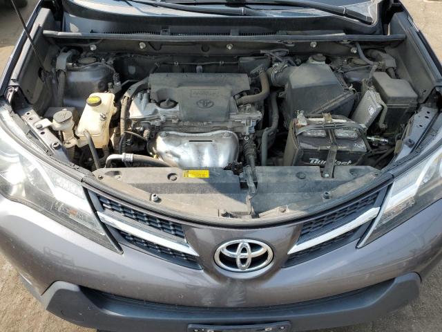 2T3RFREV6EW144511 - 2014 TOYOTA RAV4 XLE GRAY photo 11