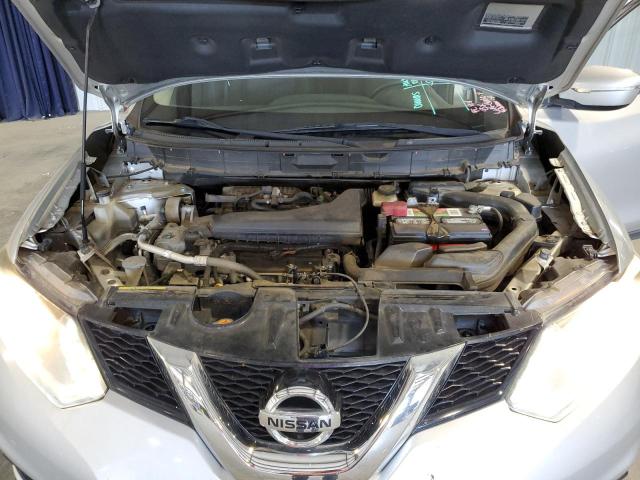 KNMAT2MT4FP549762 - 2015 NISSAN ROGUE S SILVER photo 12