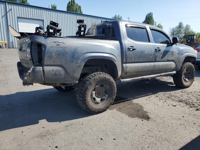 3TMCZ5AN3NM490089 - 2022 TOYOTA TACOMA DOUBLE CAB GRAY photo 3