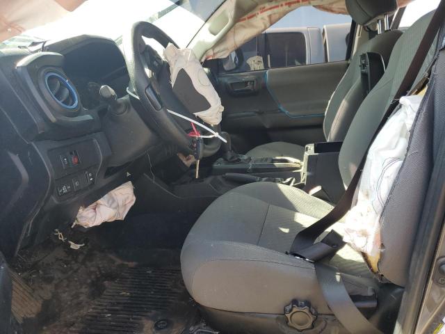 3TMCZ5AN3NM490089 - 2022 TOYOTA TACOMA DOUBLE CAB GRAY photo 7