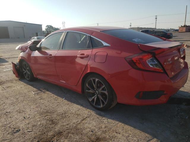 2HGFC2F8XLH523263 - 2020 HONDA CIVIC SPORT RED photo 2