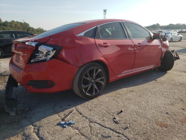2HGFC2F8XLH523263 - 2020 HONDA CIVIC SPORT RED photo 3