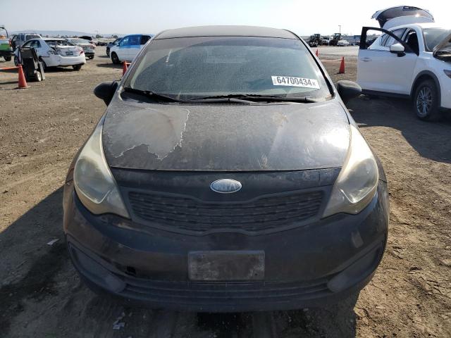 KNADM4A36D6244306 - 2013 KIA RIO LX BLACK photo 5