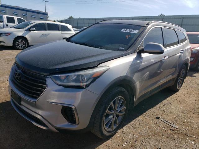 KM8SM4HFXHU203359 - 2017 HYUNDAI SANTA FE SE GRAY photo 1