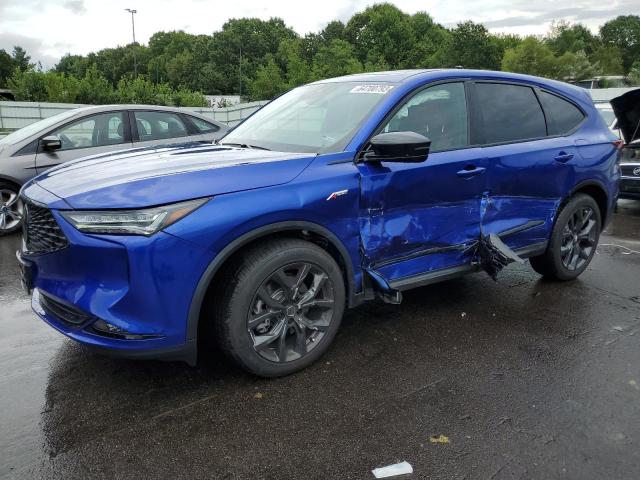 5J8YE1H00PL037705 - 2023 ACURA MDX A-SPEC BLUE photo 1