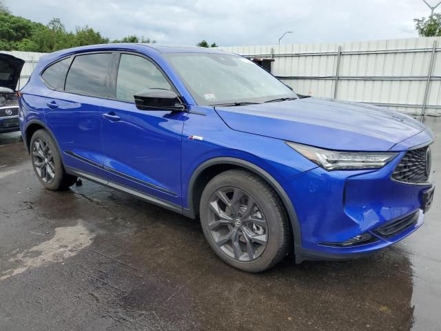 5J8YE1H00PL037705 - 2023 ACURA MDX A-SPEC BLUE photo 4