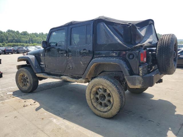 1J4GA59167L147527 - 2007 JEEP WRANGLER SAHARA BLACK photo 2