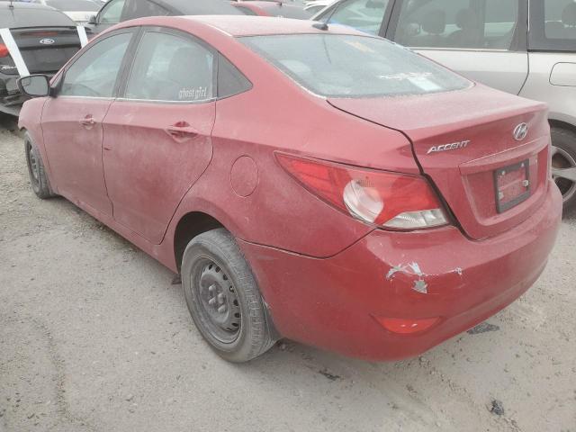 KMHCT4AE7FU906875 - 2015 HYUNDAI ACCENT GLS 红色 照片 2