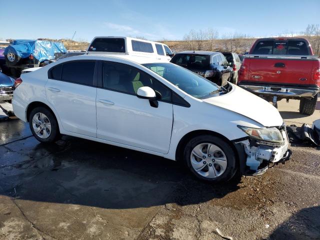 19XFB2F58DE257620 - 2013 HONDA CIVIC LX WHITE photo 4