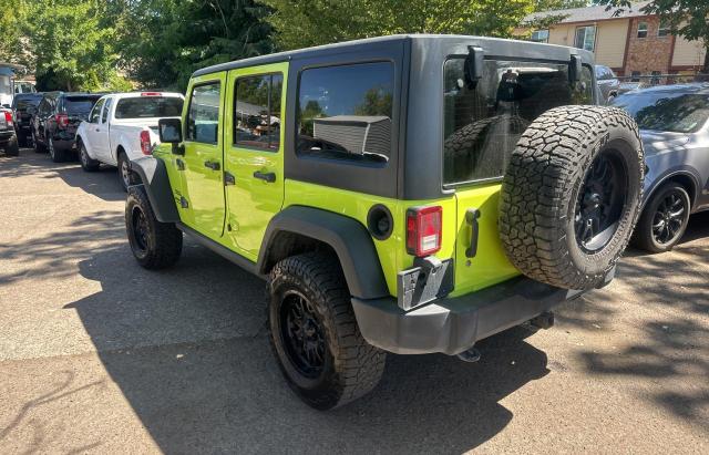 1C4BJWDG2GL320557 - 2016 JEEP WRANGLER U SPORT GREEN photo 3