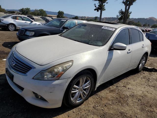 JN1CV6AP6BM304185 - 2011 INFINITI G37 BASE WHITE photo 1