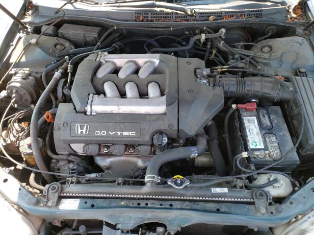 1HGCG1653YA077468 - 2000 HONDA ACCORD EX GREEN photo 11