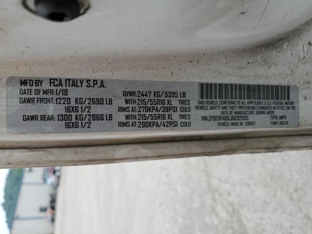 ZFBERFABXJ6K92935 - 2018 RAM PROMASTER Beyaz fotoğraf 14