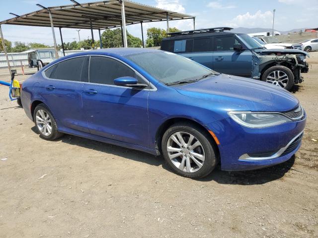 1C3CCCAB0FN606288 - 2015 CHRYSLER 200 LIMITED BLUE photo 4