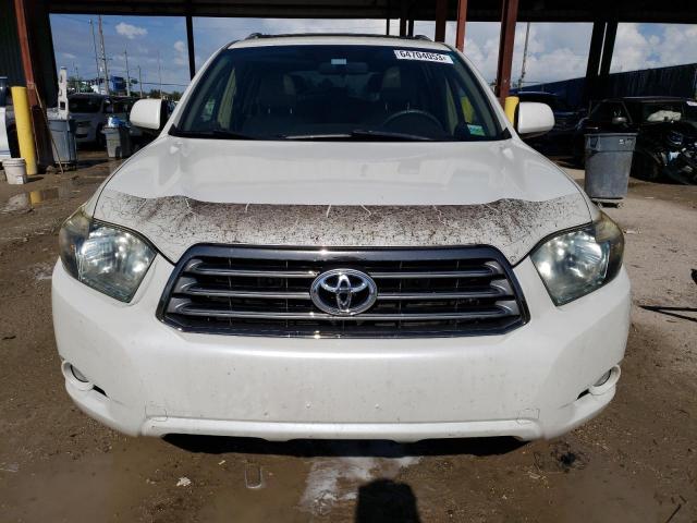 JTEDS43A492089771 - 2009 TOYOTA HIGHLANDER SPORT WHITE photo 5