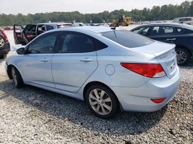 KMHCU4AE6EU701611 - 2014 HYUNDAI ACCENT GLS BLUE photo 2