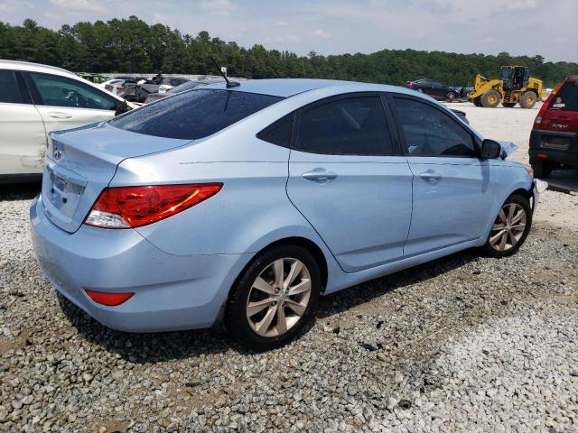 KMHCU4AE6EU701611 - 2014 HYUNDAI ACCENT GLS BLUE photo 3