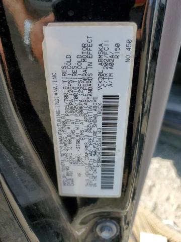 5TBRN34153S341143 - 2003 TOYOTA TUNDRA ACCESS CAB SR5 BLACK photo 12