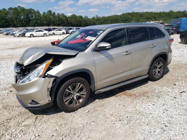 5TDKKRFHXGS146465 - 2016 TOYOTA HIGHLANDER XLE Թուխ լուսանկար 1