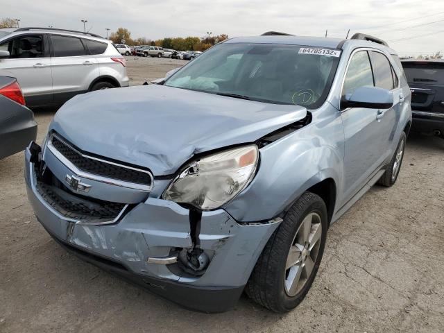 2GNALCEK4E6256803 - 2014 CHEVROLET EQUINOX LT BLUE photo 2