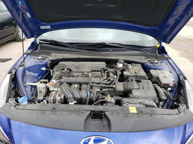 KMHLL4AG5PU381866 - 2023 HYUNDAI ELANTRA SE BLUE photo 11