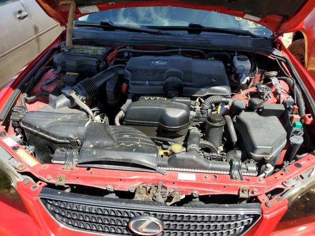 JTHBD192320036659 - 2002 LEXUS IS 300 RED photo 11