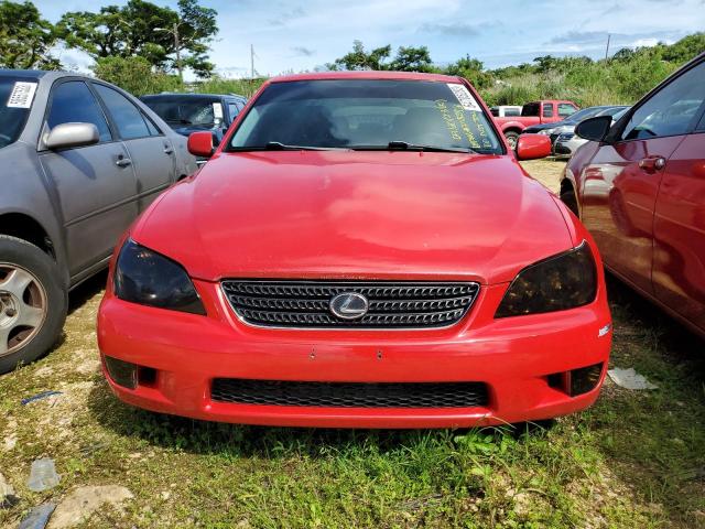 JTHBD192320036659 - 2002 LEXUS IS 300 RED photo 5