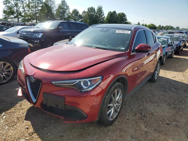 ZASFAKBN8J7B64219 - 2018 ALFA ROMEO STELVIO TI RED photo 1