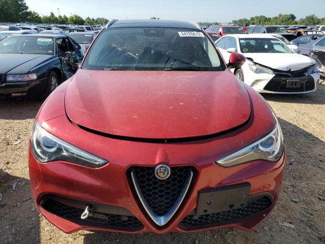 ZASFAKBN8J7B64219 - 2018 ALFA ROMEO STELVIO TI RED photo 5