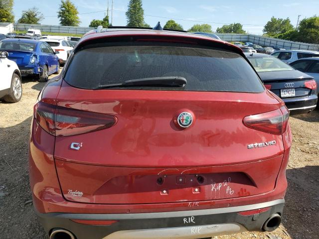 ZASFAKBN8J7B64219 - 2018 ALFA ROMEO STELVIO TI RED photo 6