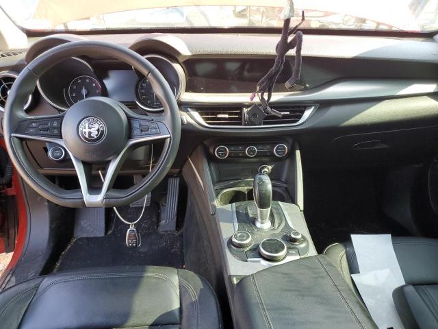 ZASFAKBN8J7B64219 - 2018 ALFA ROMEO STELVIO TI RED photo 8