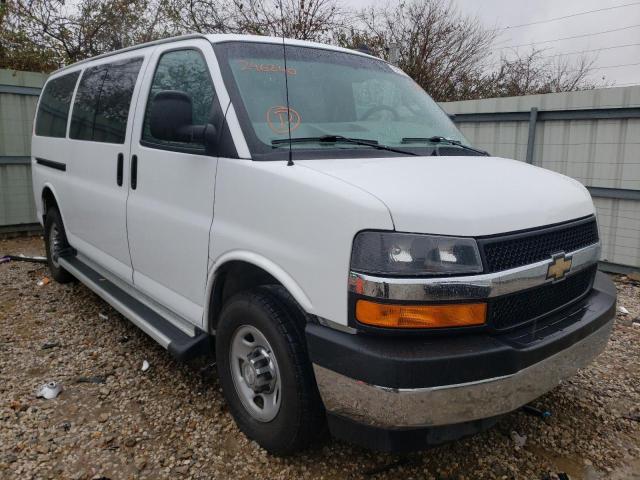 1GBWGFFGXH1246240 - 2017 CHEVROLET EXPRESS G2 LT WHITE photo 1