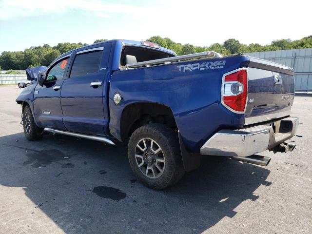 5TFHY5F14EX329484 - 2014 TOYOTA TUNDRA CREWMAX LIMITED BLUE photo 2