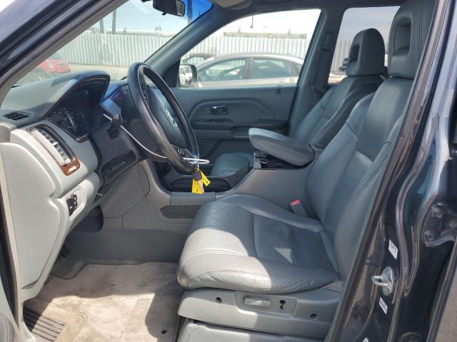 2HKYF18673H620108 - 2003 HONDA PILOT EXL GRAY photo 7