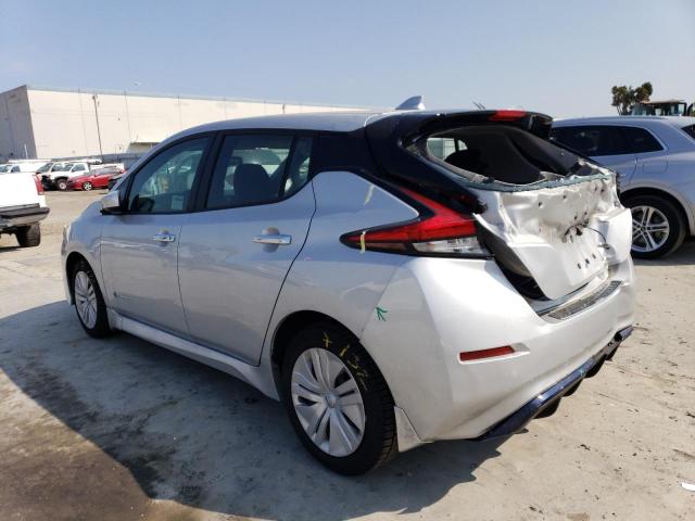 1N4AZ1CP6KC303767 - 2019 NISSAN LEAF S SILVER photo 2