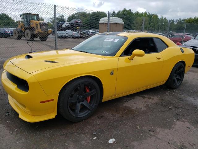 2C3CDZC96HH616913 - 2017 DODGE CHALLENGER SRT HELLCAT YELLOW photo 1