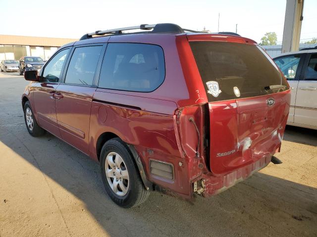 KNDMB233186209639 - 2008 KIA SEDONA EX BURGUNDY photo 2