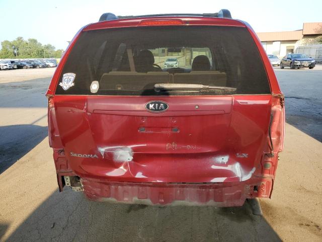 KNDMB233186209639 - 2008 KIA SEDONA EX BURGUNDY photo 6