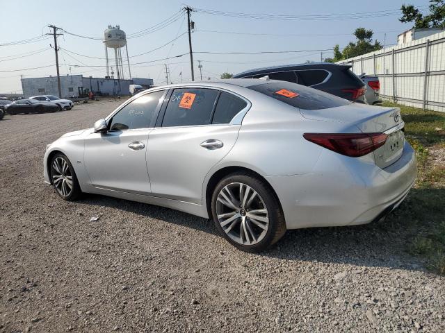 JN1EV7AR1JM444837 - 2018 INFINITI Q50 LUXE SILVER photo 2