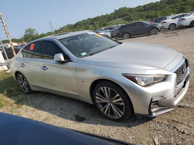 JN1EV7AR1JM444837 - 2018 INFINITI Q50 LUXE SILVER photo 4