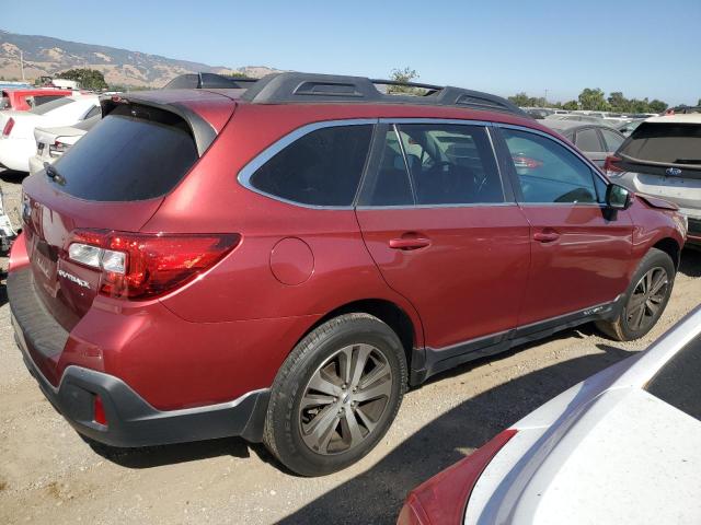 4S4BSANC1J3366816 - 2018 SUBARU OUTBACK 2.5I LIMITED BURGUNDY photo 3