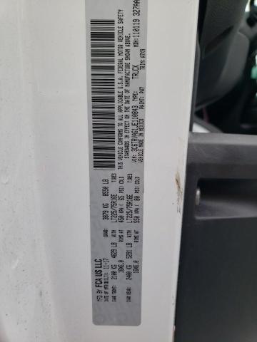 3C6TRVAG1JE110843 - 2018 RAM PROMASTER 1500 STANDARD WHITE photo 12