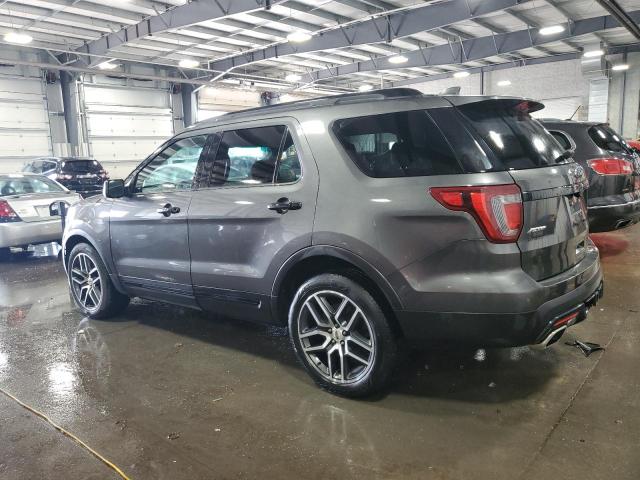 1FM5K8GT9GGA62041 - 2016 FORD EXPLORER SPORT GRAY photo 2