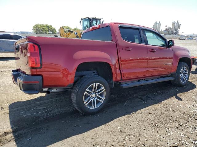 1GCGSBEN4M1285696 - 2021 CHEVROLET COLORADO RED photo 3