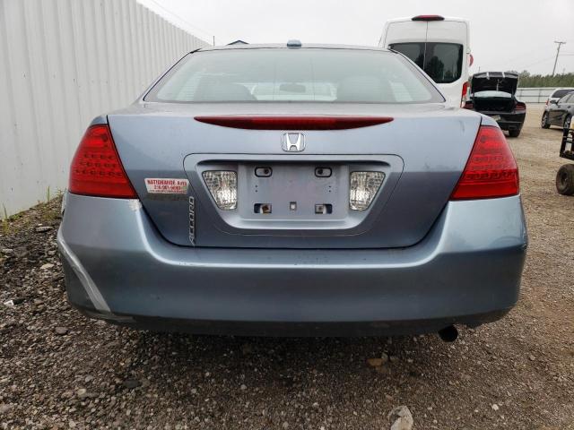 1HGCM56897A043348 - 2007 HONDA ACCORD EX BLUE photo 6