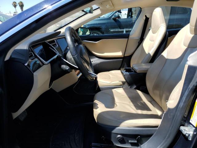 5YJSA1CN0DFP13362 - 2013 TESLA MODEL S ლურჯი ფოტო 7