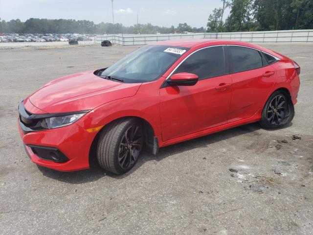 2HGFC2F81LH519022 - 2020 HONDA CIVIC SPORT 红色 照片 1