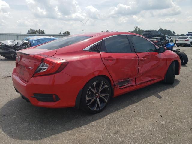 2HGFC2F81LH519022 - 2020 HONDA CIVIC SPORT 红色 照片 3