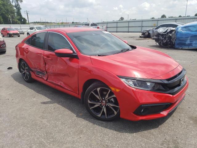 2HGFC2F81LH519022 - 2020 HONDA CIVIC SPORT 红色 照片 4